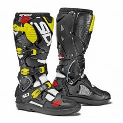 Sidi Crossfire 3 Boots - White/Black/Fluro Yellow