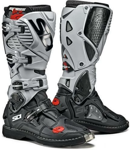 Sidi Crossfire 3 SRS Boots - Black/Ash 1 Sidi Crossfire 3 SRS Boots - Black/Ash