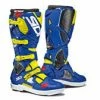 Sidi Crossfire 3 SRS Boots - Fluro Yellow/Blue