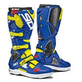 Sidi Crossfire 3 SRS Boots - Fluro Yellow/Blue
