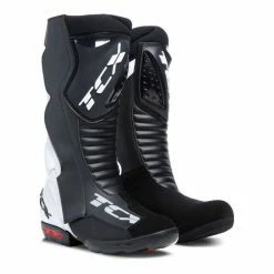 The Boots Store 30 TCX TCS SPEEDWAY BOOTS BLACK/WHITE