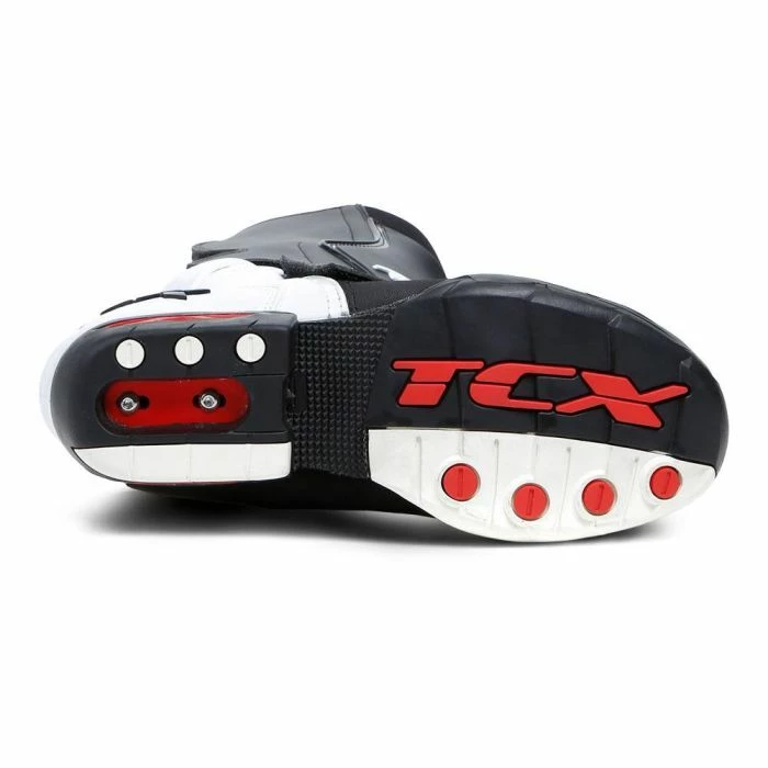 TCX TCS SPEEDWAY BOOTS BLACK/WHITE 2 TCX TCS SPEEDWAY BOOTS BLACK/WHITE - Image 2