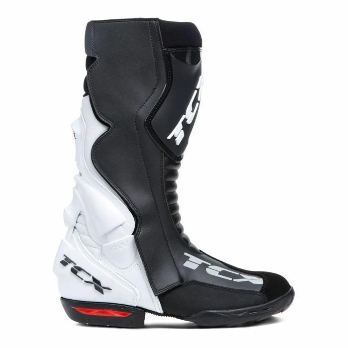 TCX TCS SPEEDWAY BOOTS BLACK/WHITE 4 TCX TCS SPEEDWAY BOOTS BLACK/WHITE - Image 4