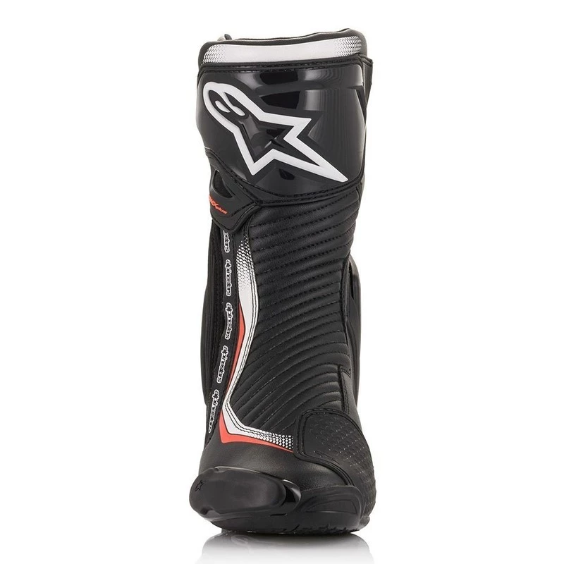 Alpinestars SMX Plus V2 Road Boots - Black/White/Fluro Yellow 3 Alpinestars SMX Plus V2 Road Boots - Black/White/Fluro Yellow - Image 3