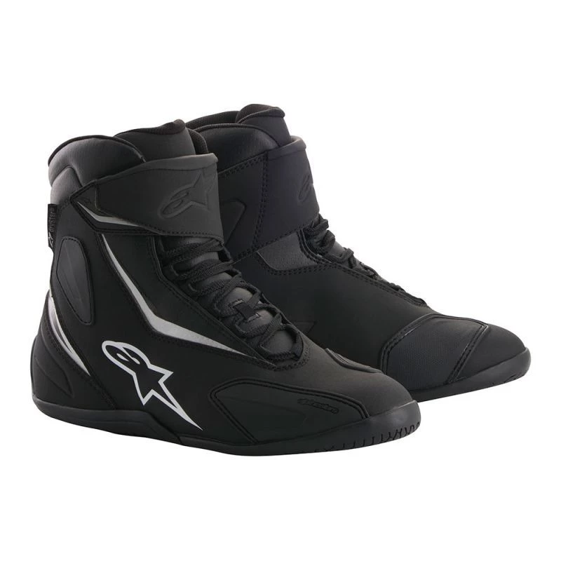 Alpinestars Fastback 2 Drystar Riding Shoes - Black/White 1 Alpinestars Fastback 2 Drystar Riding Shoes - Black/White