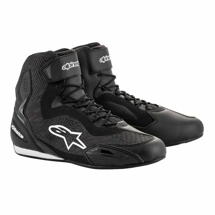Alpinestars Faster 3 Rideknit Shoes - Black 2 Alpinestars Faster 3 Rideknit Shoes - Black - Image 2