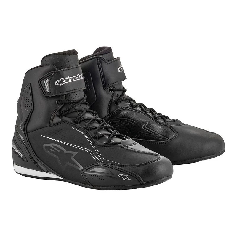 Alpinestars Stella Faster V3 Ride Shoe - Black/Silver 1 Alpinestars Stella Faster V3 Ride Shoe - Black/Silver