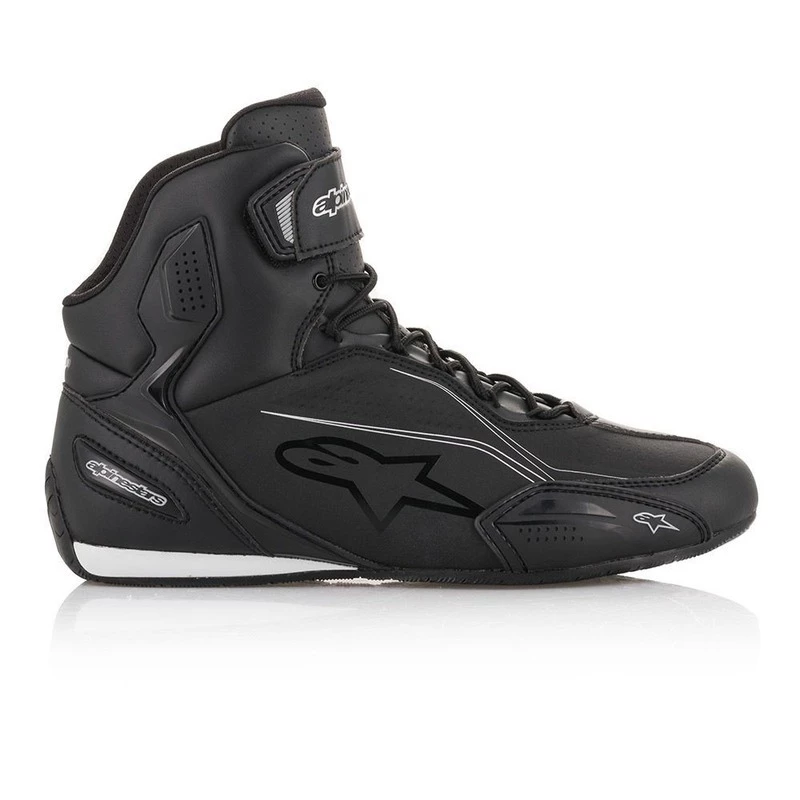 Alpinestars Stella Faster V3 Ride Shoe - Black/Silver 2 Alpinestars Stella Faster V3 Ride Shoe - Black/Silver - Image 2