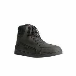 MOTODRY KICKS LEATHER BOOTS - BLACK - MotoDry