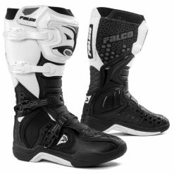 Falco Level Motorcycle Boots - Whi/Blk