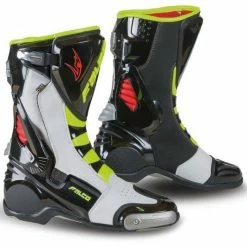 FALCO ESO LX 2.1 BOOTS - BLACK/WHITE/YELLOW - Falco -The Boots Store FAL3071601146 46 6